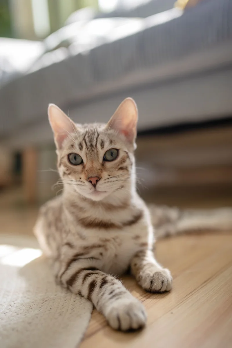 Gatto in salotto